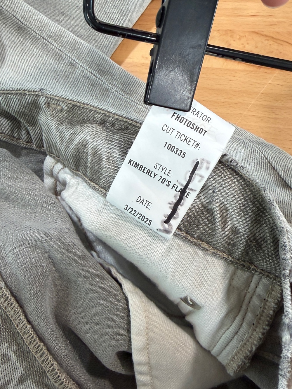 Citizens of Humanity Kimberly 70’s Flare Jeans Quartz Grey Size 27 High Rise - Picture 7 of 9
